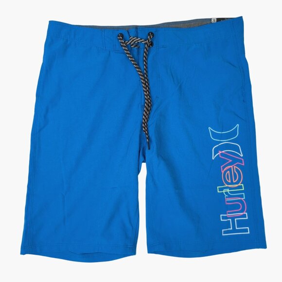 Hurley Mens size 28 Blue Surf Boardshorts New with tags - Picture 1 of 10